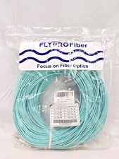 100M 328FT OM3 LC UPC to LC UPC Duplex Fiber Optic Cable 50/125um LSZH 10G picture