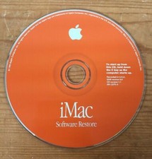 1999 Mac Macintosh iMac Software Restore Install OS 8 8.6 Reboot CD-ROM Disc CD picture