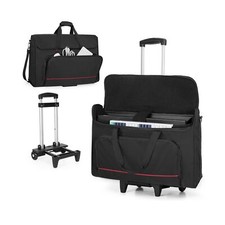 Trunab Rolling Monitor Carry Case for 24 Inch Monitors with Detachable Trolle... picture