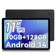 11 inch Android 14 Tablets 10+128GB IPS HD Touchscreen Octa-Core Dual Camera US picture