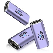 3 Pack USB C Coupler, USB Type C Female to Female Adapter Extender Compatible... picture