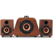 Bluetooth 5.0 and RCA Input pc Speakers for Desktop, Laptops, Phonograph, Phones picture