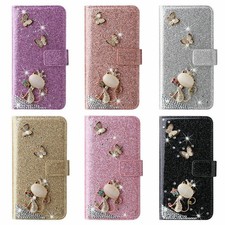 Diamond Fox Wallet Cover Case For Redmi Note 13 14 15 12 A5 A4 15C 13C A3X 14C picture