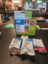 HP 92 Black 93 Color Ink Cartridges Twin Pack Oem Genuine Factory Sealed  picture