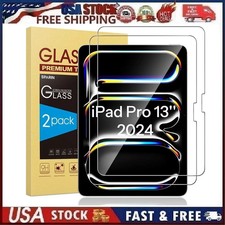 SPARIN 2-Pack Tempered Glass Screen Protector for iPad Pro 13-inch M4 2024 picture