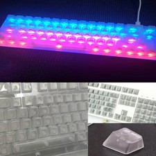 ABS Non-cutting Fully Transparent Mechanical Keycaps Replacement Keycap Set picture