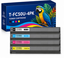 T-FC50U Toner Cartridge Replacement for E-Studio 2555C 3055C 2555C 4Pack picture