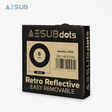 AESUBdots Retro-Reflective EASY REMOVABLE (Size: 6mm) picture