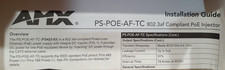 AMX PS-PoE-AF-TC PoE Injector for Modero X Series FG423-83 picture