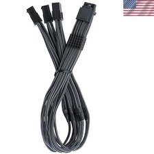 Pro ModMesh Sleeved 12V-2x6 PCIe Extension Carbon, 3 x 8-pin picture
