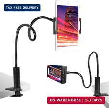 Selfdee Tablet Stand Holder for Bed, Gooseneck Adjustable Flexible Long Arm Tabl picture