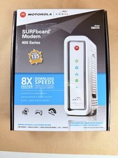 Motorola ARRIS SURFboard SB6141 DOCSIS 3.0 Cable Modem 8x4 White SB6141 picture