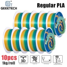 10kg Gradient Rainbow Color Regular PLA Geeetech PLA Filament 1.75mm 1KG/Spool picture