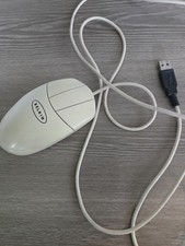 Vintage Belkin 3-Button Wired USB Mechanical Mouse (Model F8E813-USB). picture