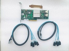 DELL H310 6Gbps SAS HBA FW:P20 9211-8i IT Mode ZFS FreeNAS unRAID 2* SATA Cable picture