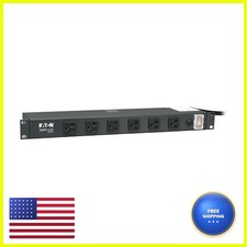 Eaton Tripp Lite RS-1215-20T 1U Rack Mount 20A Power Strip L5-20P picture