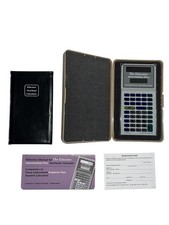 Vintage The Educator Intermediate Plus Overhead Calculator TI Explorer Plus Set picture