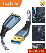 Durable 3.3ft USB Extension Cable - High-Speed 5Gbps Transfer for All Devices picture