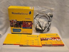 Rosetta Stone V4 TOTALe: Spanish (Spain) Level 1-5 Set Headphones Audio Mexican picture