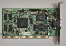 HIS 2908H100 ISA Graphics Card (Trident TVGA9000C, 512KB, Retro, 1993) picture