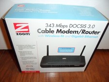 Zoom 5352 DOCSIS 343 Mbps Cable Modem/Router with Wireless-N & Gigabit Ethernet picture
