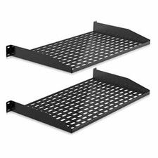 Pyle PLRSTN14UX2 2-Pc 1U Server Rack Shelf, Vented Shelves for Good Circulation picture