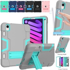 Kids Shockproof Heavy Duty Stand Case Cover For iPad 11/10/9/8/7th Air Mini Pro picture