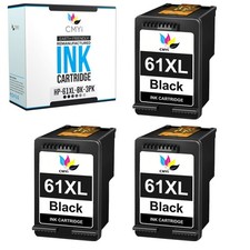 3PK CMYi Compatible 61XL Black Ink Cartridge for HP DeskJet 1512 1513 1514 2000 picture