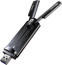 Biaze USB 3.0 Wireless Network Adapter Dual Band WiFi 6E 5400Mbps Plug and Play picture