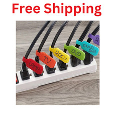 25pcs Wire Markers - Writable Cable Labels with Hook, Loop for Easy Organization picture