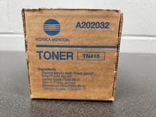 Genuine Konica Minolta TN415 Black Toner Cartridge A202032 picture