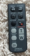 Authentic Hitachi VM-RME33A VMRME33A Camcorder Remote Control 5616341 + Battery picture