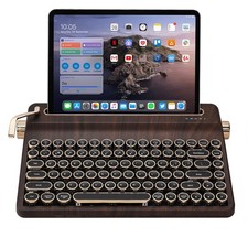 QL75 Retro Typewriter Hot Swap RGB Keyboard(Wood, Cocoa V2) picture