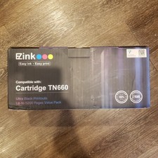 EZ Ink Compatible TN660 Black Laser Toner Cartridge 2 Pack picture