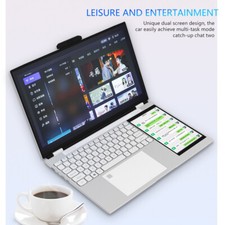 CHEAP FAST Windows 11 Laptop 15.6+7inch Dual Screen 16GB Ram 1TB SSD Notebooks picture