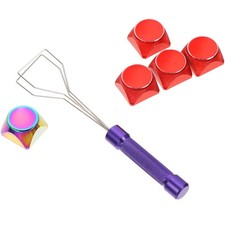 Colorful Aluminum Metal Keycap Set Universal Replacement for Mechanical Keyboard picture
