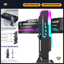 Adjustable GPU Support Bracket - Anti Sag Stand for Heavy-Duty Graphics Cards, R picture