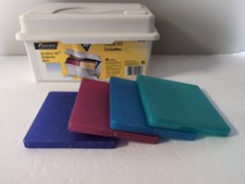Vintage Fellowes Computerware Floppy Diskette Storage Box USA Made Holds 60   picture
