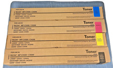 🔥New Genuine Ricoh MP C3500/C4500 CMYK Toner Set Replacement for C4500A🔥 picture