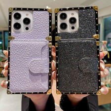 Leather Card Luxury Boxy Trunk Case For OPPO Reno 13 14 A40 A5 A57 A17 A58 A60 picture