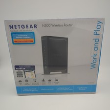 NETGEAR N300 Wireless Router WNR2000v3 Black New Sealed WNR2000-100NAS picture