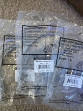 3x Monoprice CAT5e 1ft Grey/Black picture