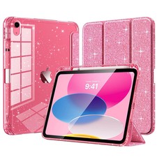 TiMOVO Case for iPad (A16) 11th Generation 11 Inch 2025, Glitter Pink  picture