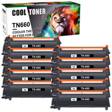 10PK Compatible for Brother TN660 TN630 High Yield Toner HL-2300D DCP-L2540DW picture