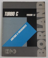 Turbo C Version 1.5  Addendum: Additions & Enhancements User Manual Borland 1987 picture