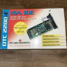 DTC Data Technology 2280-E 16-Bit IDE and Super I/O Host Adapter NOS In Box  picture