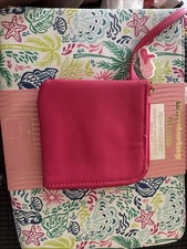 WANDERING MOON TRAVEL TECH POUCHES for tablets ipads to 12 inch Beach design New picture