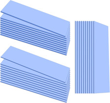 UCEC 30PCS Silicone Thermal Pads GPU, Reusable CPU Thermal Pad 0.5/1.5/ 1Mm picture