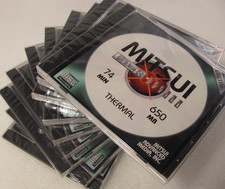 Mitsui CD-R Thermal Disc Lot of 10 New Sealed Blank Thermal White 74 Min 650 MB picture