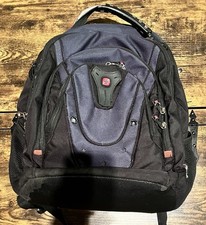 Wenger Swiss Gear Ibex 17-Inch Laptop Backpack Bag Black/Gray/Blue GA-7316-06F00 picture